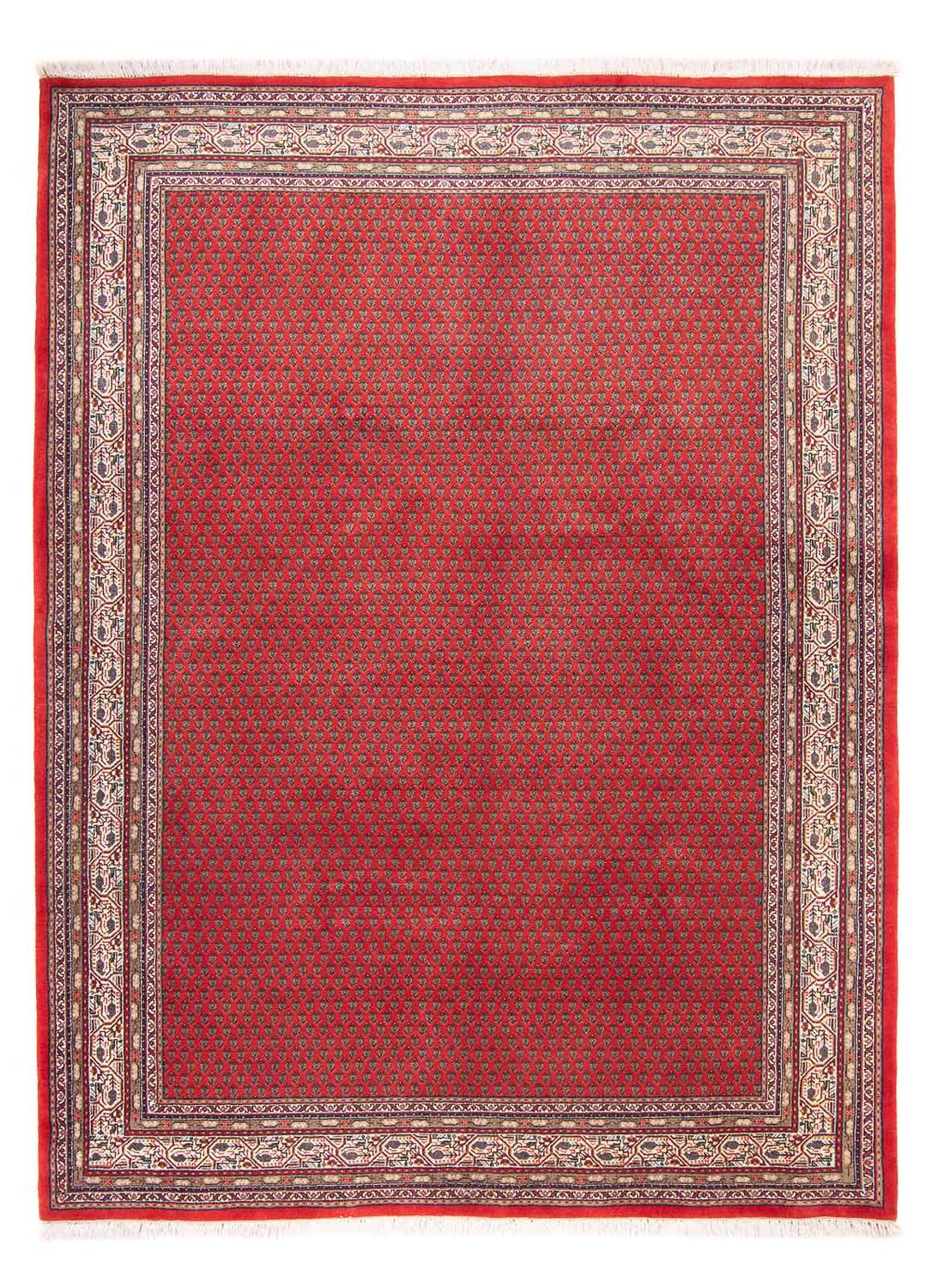 Tapis oriental - Mir - Indus - 239 x 173 cm - rouge
