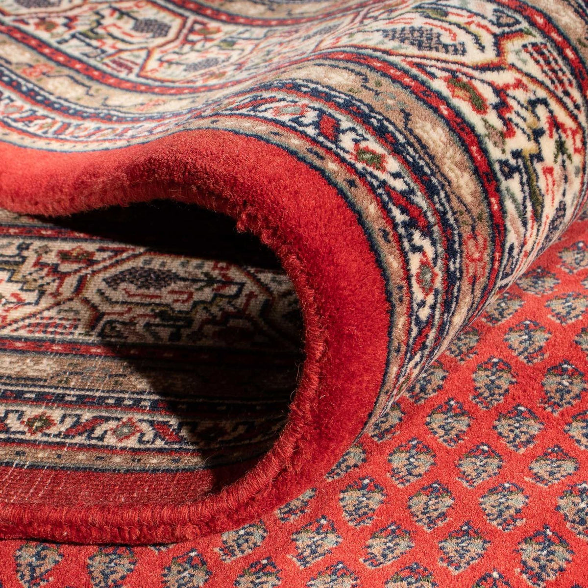 Tapis oriental - Mir - Indus - 239 x 173 cm - rouge