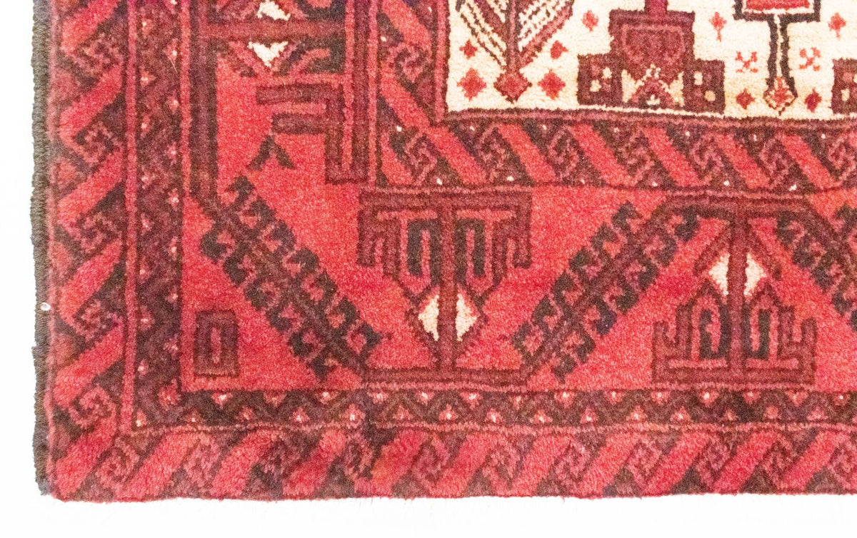 Tapis de couloir Tapis Belutsch - 178 x 103 cm - rouge