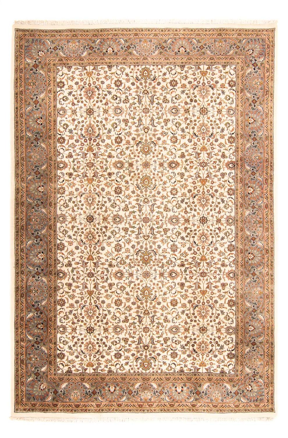 Tapis oriental - Keshan - Indus - 298 x 201 cm - beige