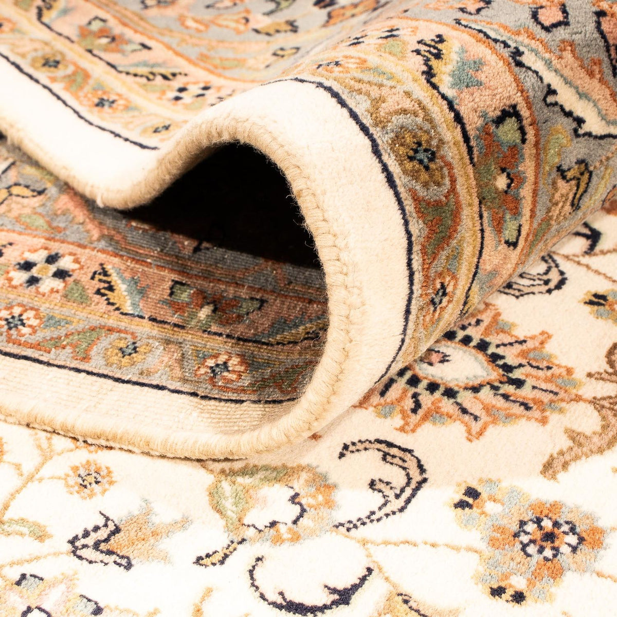 Tapis oriental - Keshan - Indus - 298 x 201 cm - beige