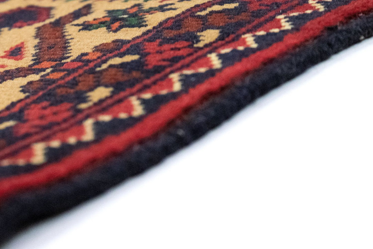 Tapis afghan - 150 x 100 cm - bleu