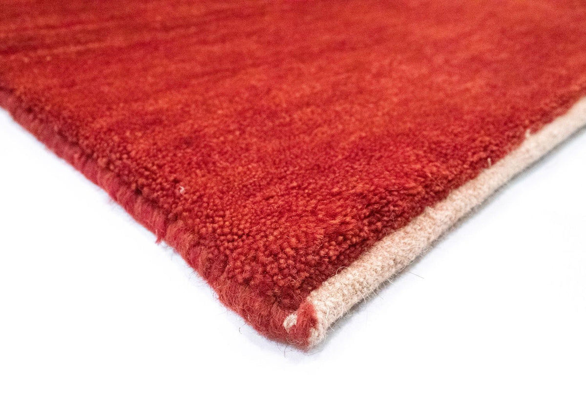 Tapis Gabbeh - Persan - 145 x 100 cm - rouge
