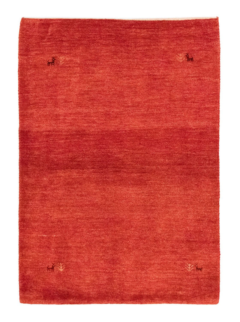 Tapis Gabbeh - Persan - 143 x 100 cm - orange