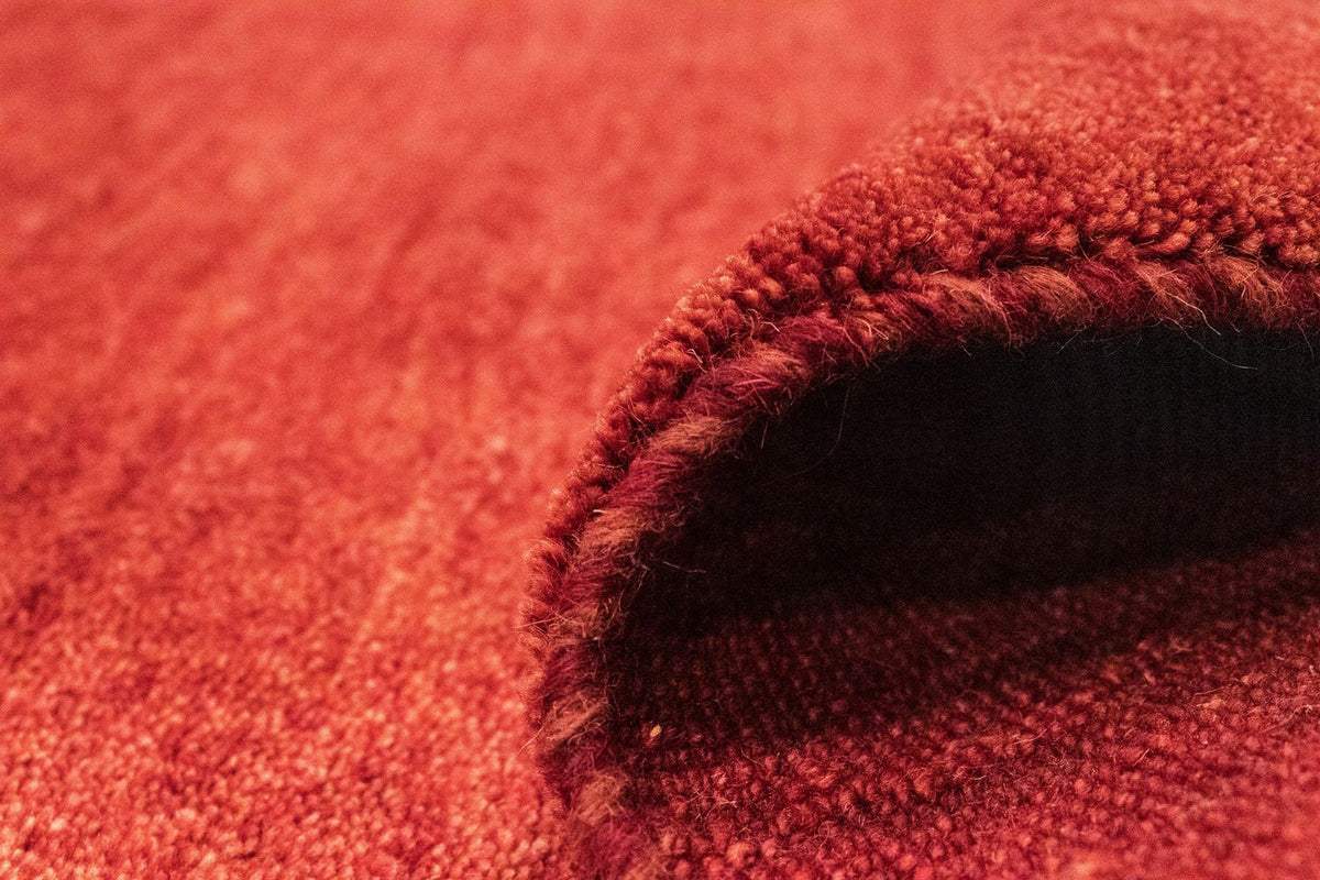 Tapis Gabbeh - Persan - 143 x 100 cm - orange