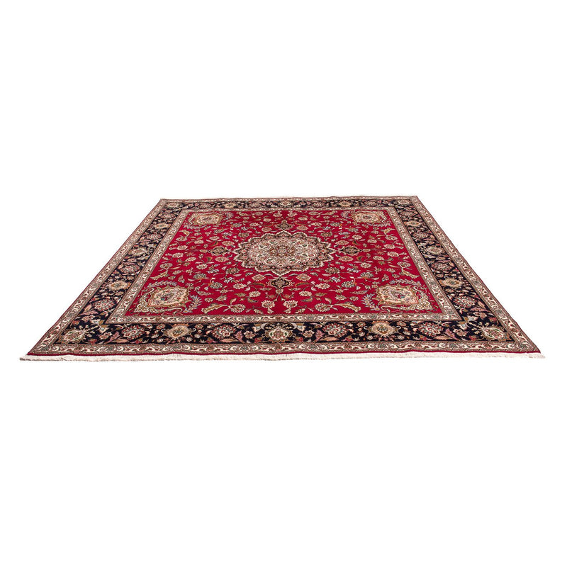 Tapis persan - Tabriz - Royal carré  - 246 x 245 cm - rouge foncé