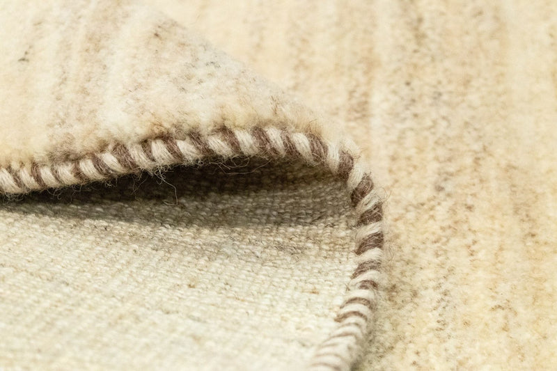 Tapis Gabbeh - Persan - 135 x 73 cm - blanc naturel