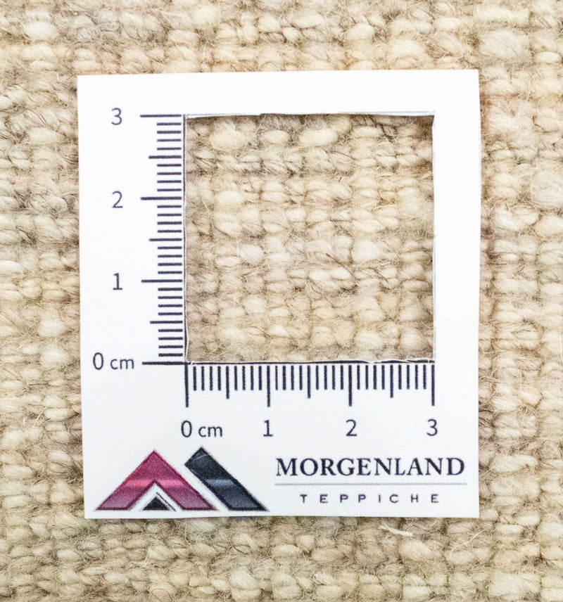 Tapis Gabbeh - Persan - 135 x 73 cm - blanc naturel