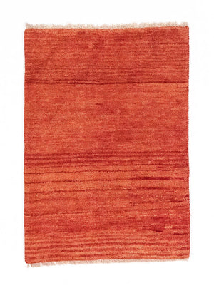 Tapis Gabbeh - Persan - 108 x 76 cm - orange