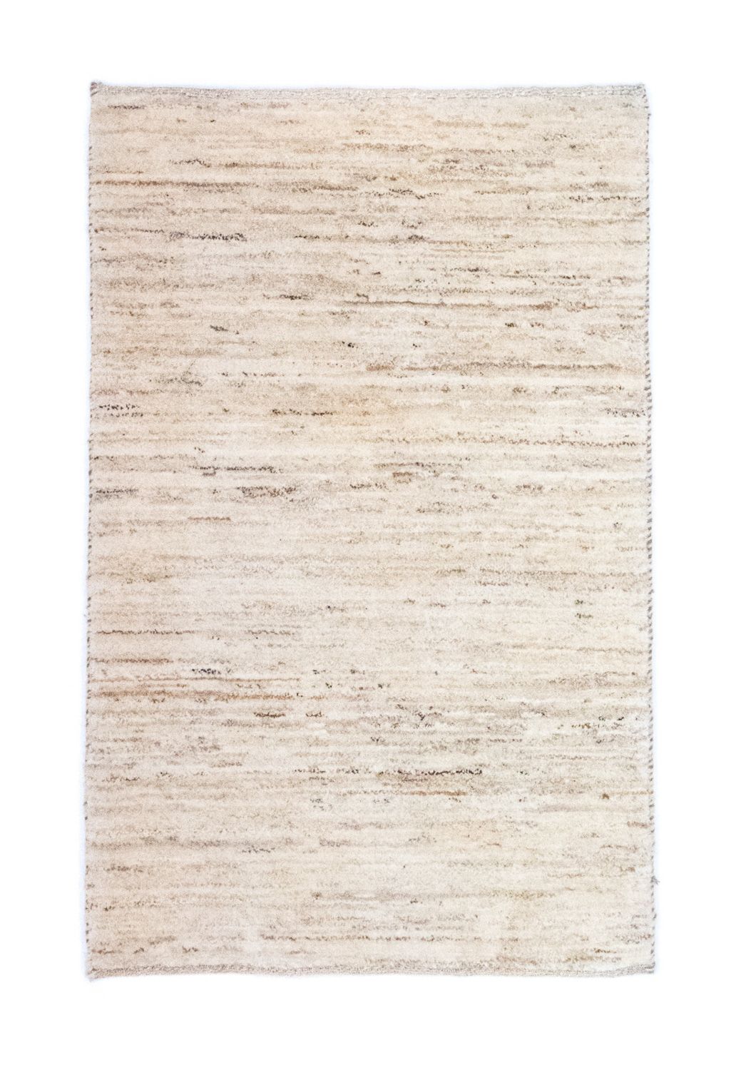 Tapis Gabbeh - Persan - 132 x 83 cm - blanc naturel