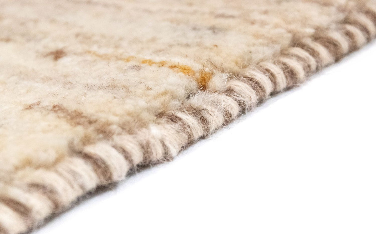 Tapis Gabbeh - Persan - 132 x 83 cm - blanc naturel