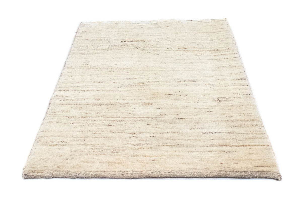 Tapis Gabbeh - Persan - 132 x 83 cm - blanc naturel
