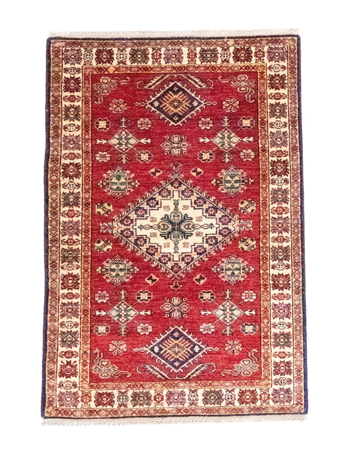 Tapis Ziegler - Kazak - 126 x 87 cm - rouge