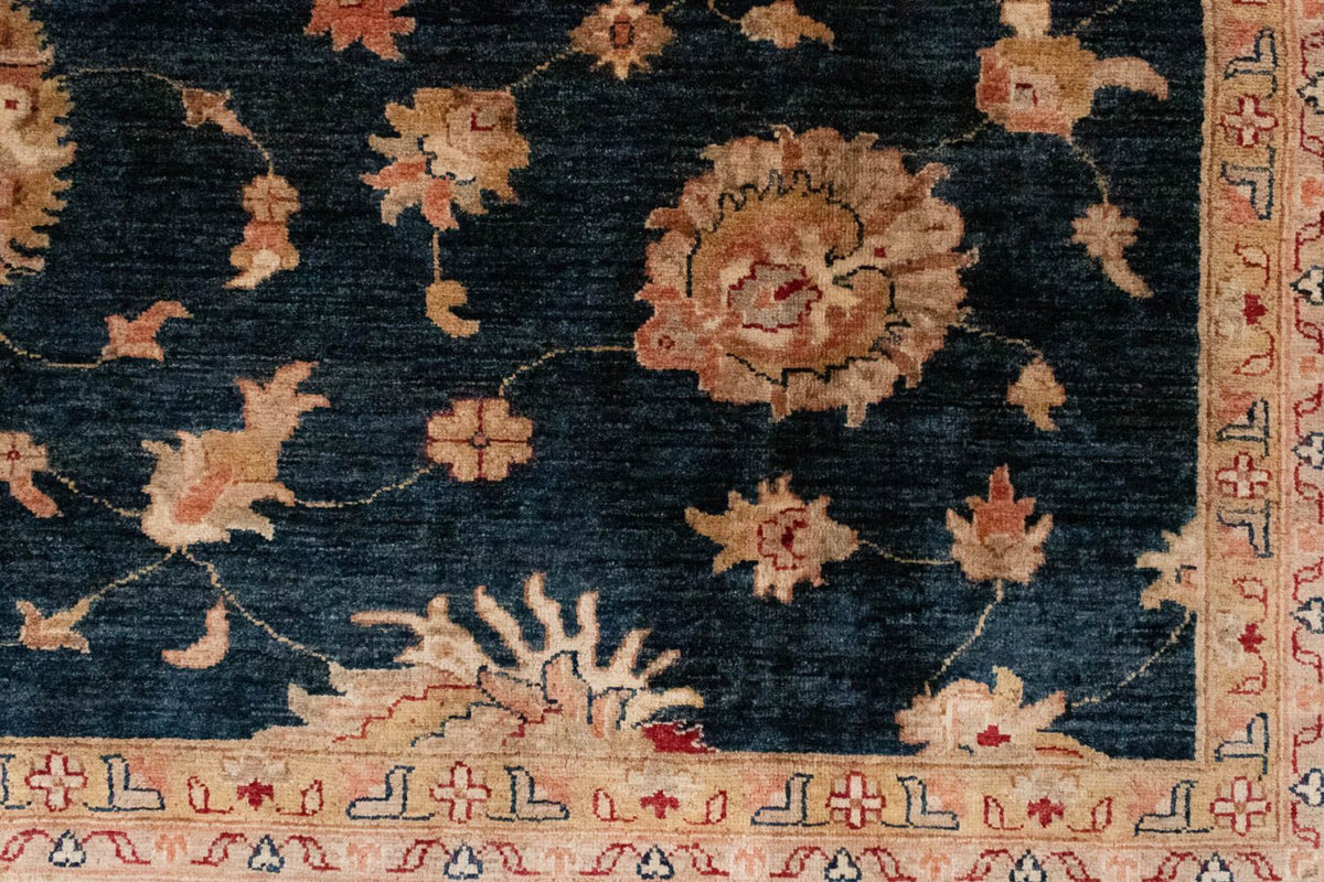 Tapis Ziegler - 370 x 276 cm - bleu