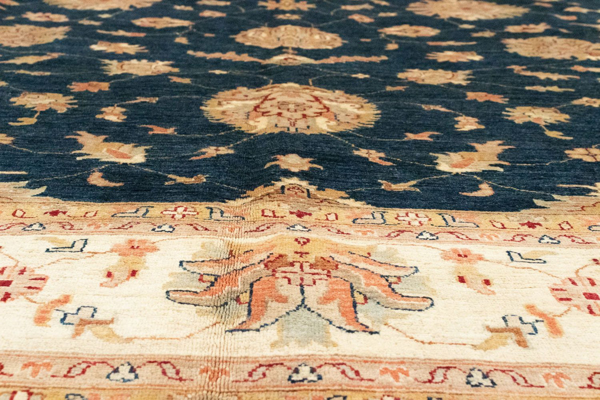 Tapis Ziegler - 370 x 276 cm - bleu