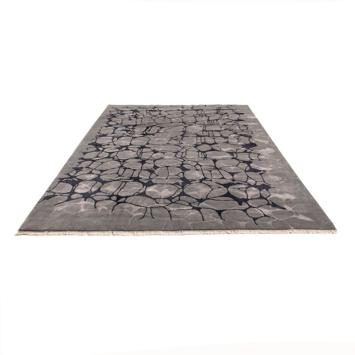 Tapis design - 303 x 207 cm - gris foncé