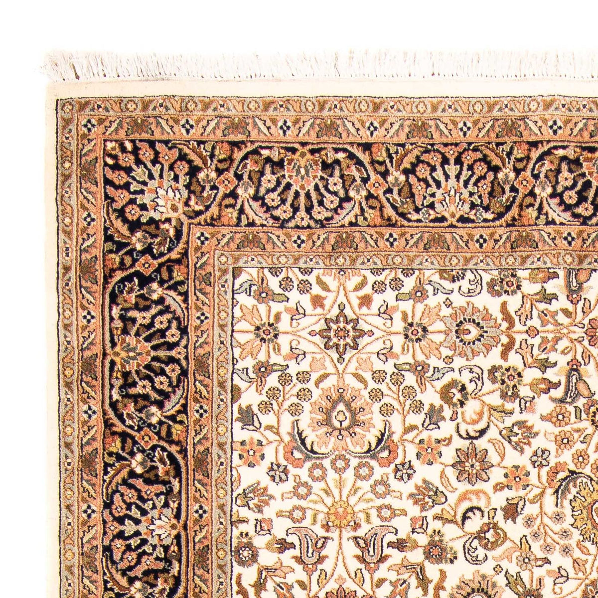 Tapis oriental - Keshan - Indus - 243 x 172 cm - beige