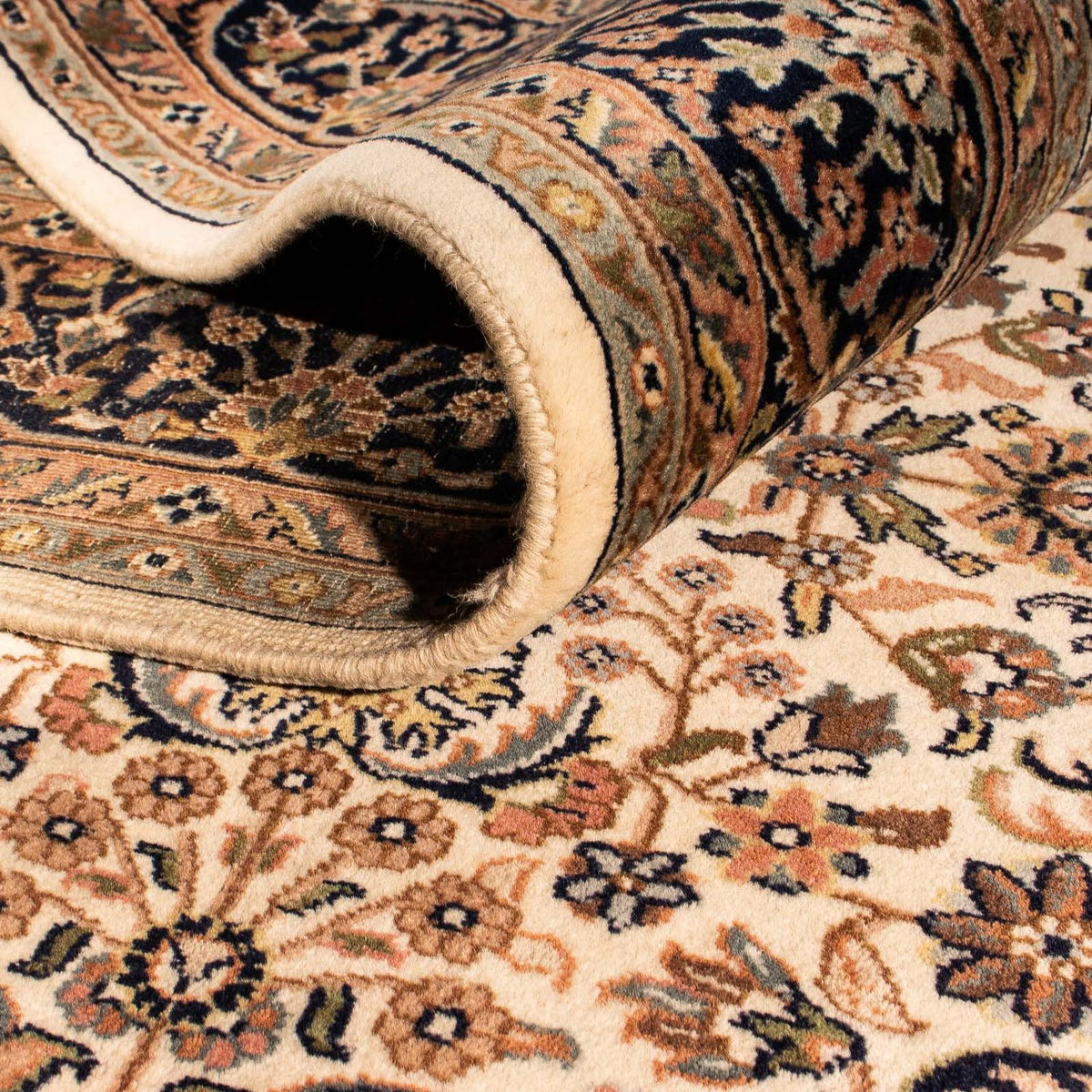 Tapis oriental - Keshan - Indus - 243 x 172 cm - beige