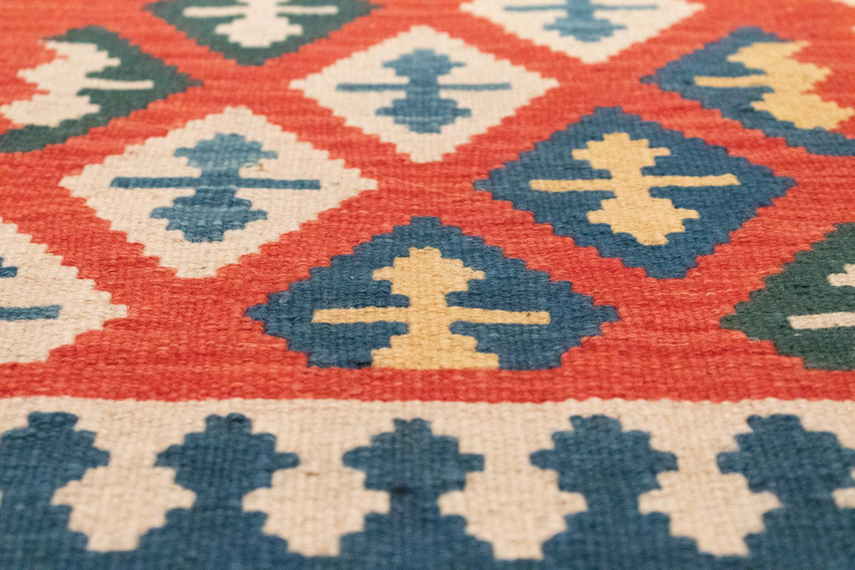 Tapis de couloir Tapis Kelim - Oriental - 205 x 60 cm - orange