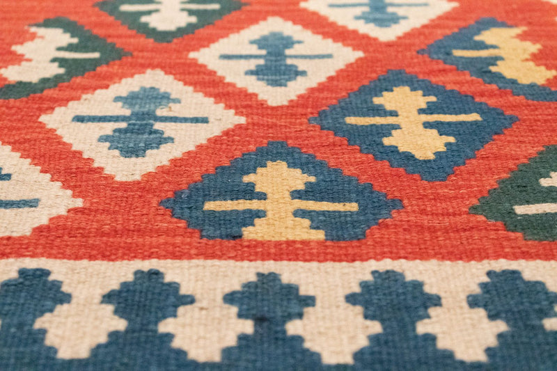 Tapis de couloir Tapis Kelim - Oriental - 205 x 60 cm - orange