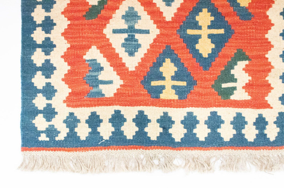 Tapis de couloir Tapis Kelim - Oriental - 205 x 60 cm - orange