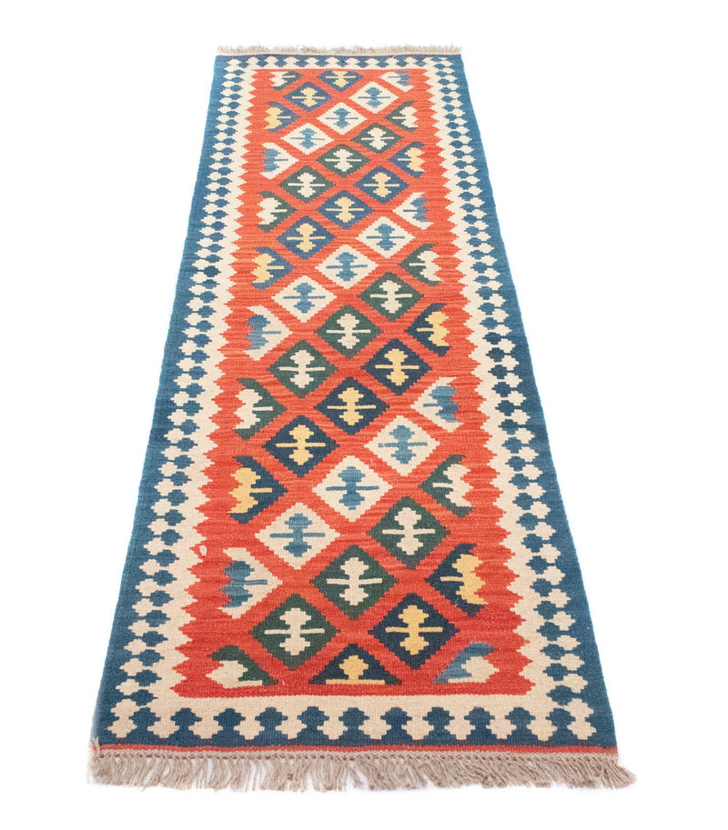 Tapis de couloir Tapis Kelim - Oriental - 205 x 60 cm - orange