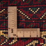 Tapis afghan - 145 x 93 cm - rouge foncé