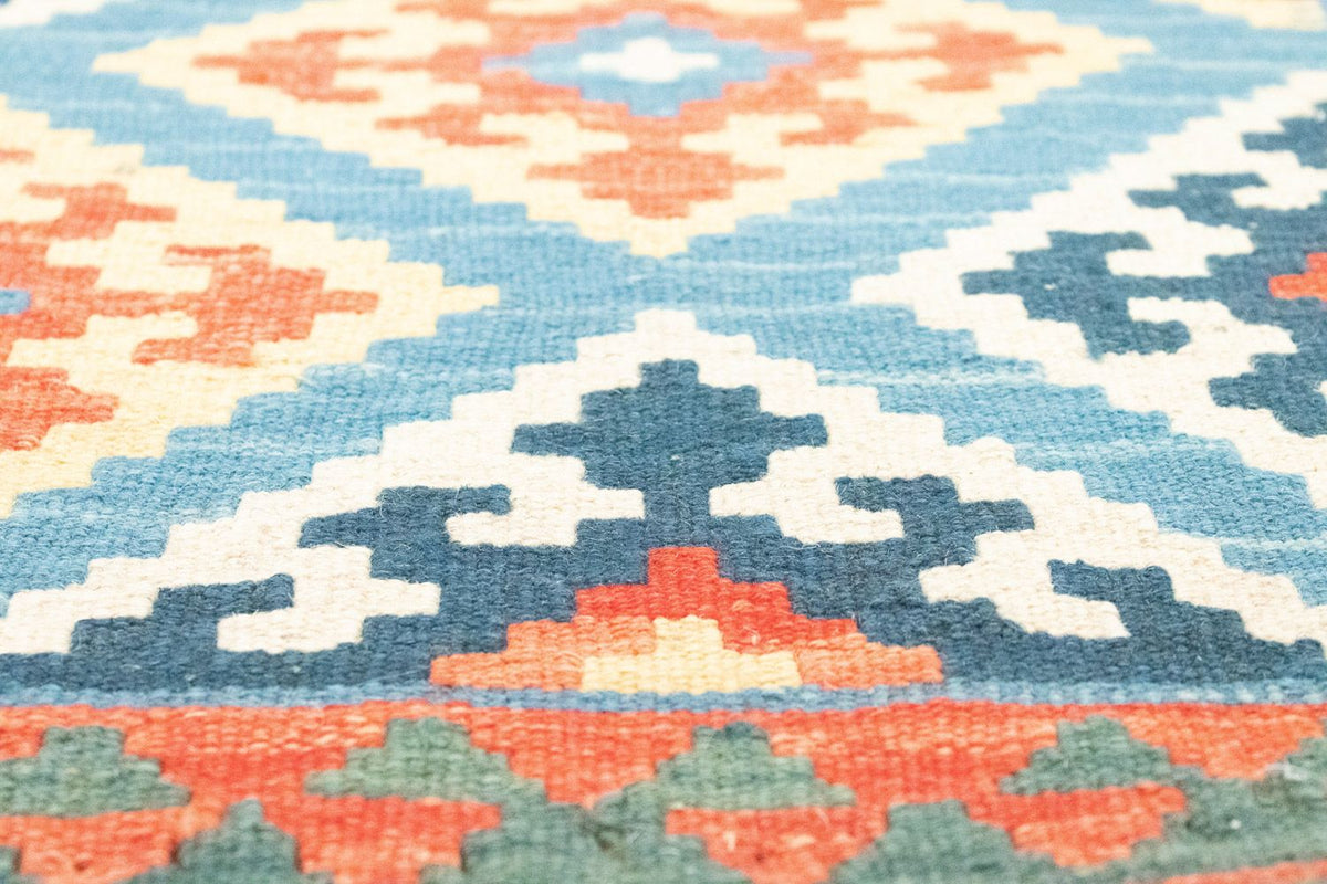 Tapis de couloir Tapis Kelim - Oriental - 203 x 64 cm - orange