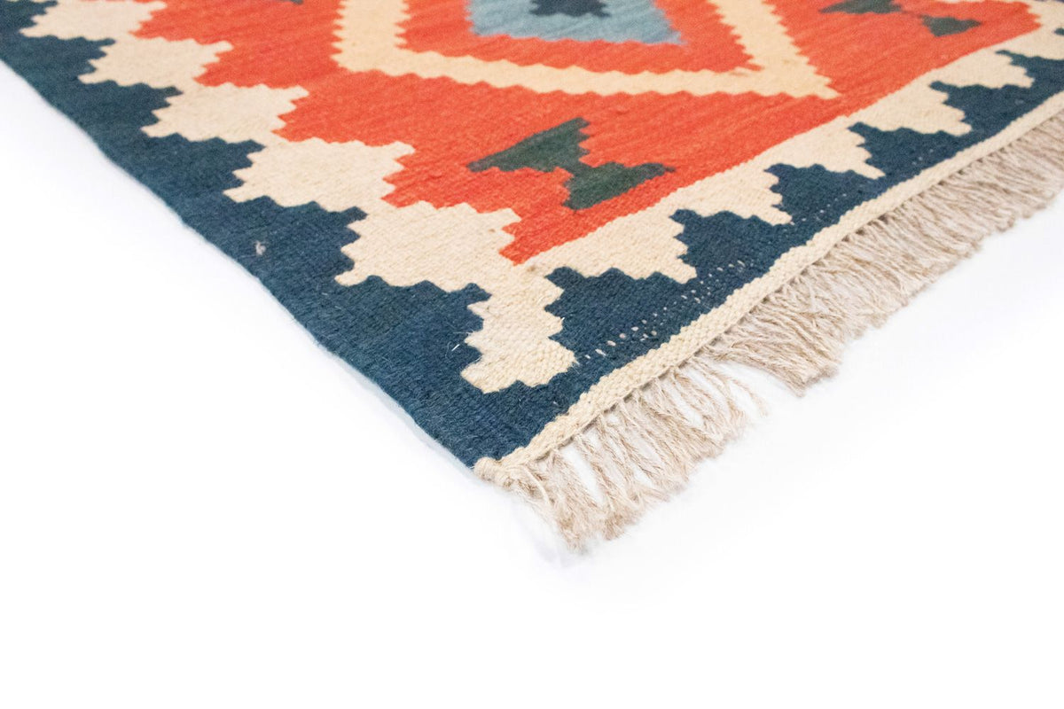 Tapis de couloir Tapis Kelim - Oriental - 203 x 68 cm - orange