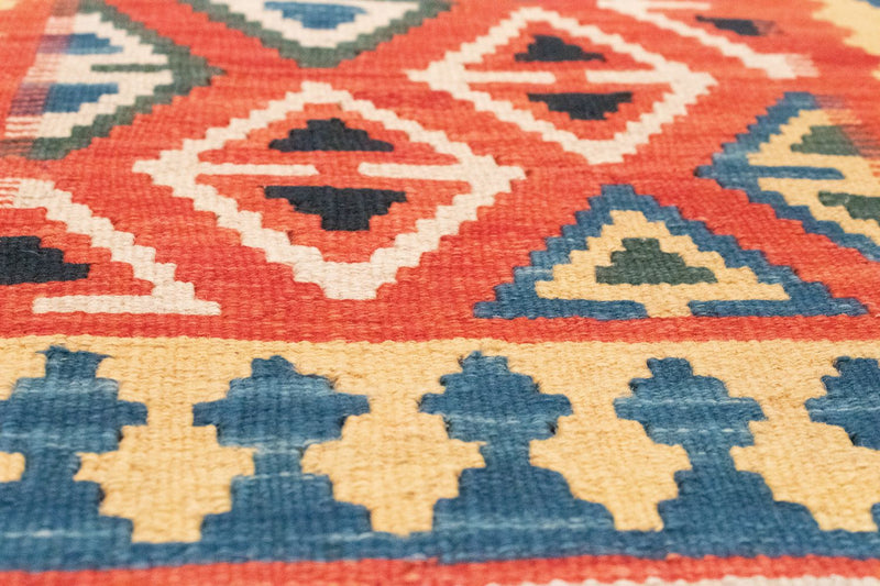 Tapis de couloir Tapis Kelim - Oriental - 200 x 70 cm - orange