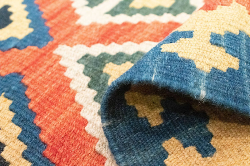 Tapis de couloir Tapis Kelim - Oriental - 200 x 70 cm - orange