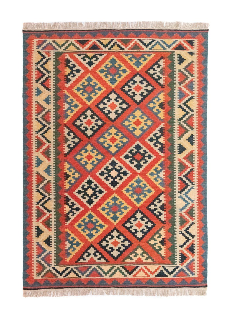 Tapis Kelim - Oriental - 212 x 148 cm - orange