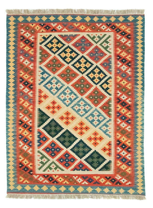 Tapis Kelim - Oriental - 202 x 153 cm - orange