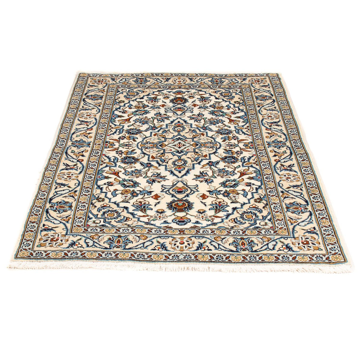 Tapis persan - Keshan - 152 x 100 cm - beige