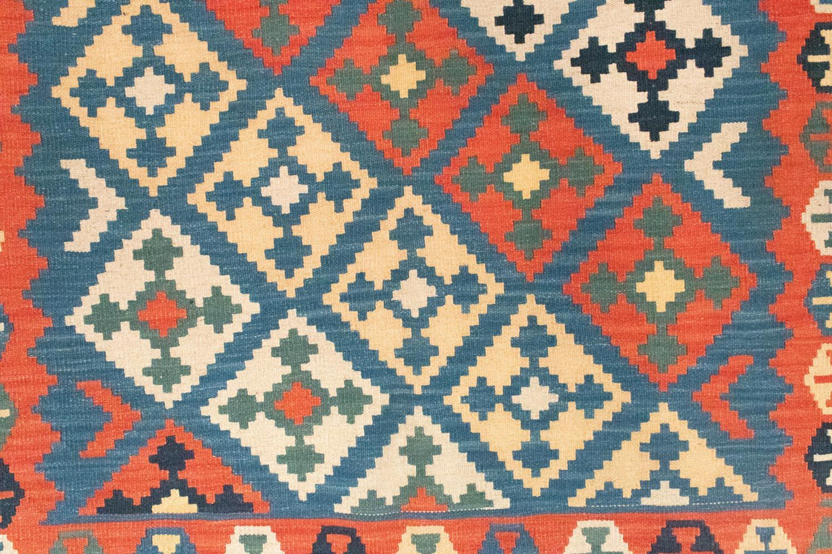 Tapis Kelim - Oriental - 200 x 155 cm - bleu