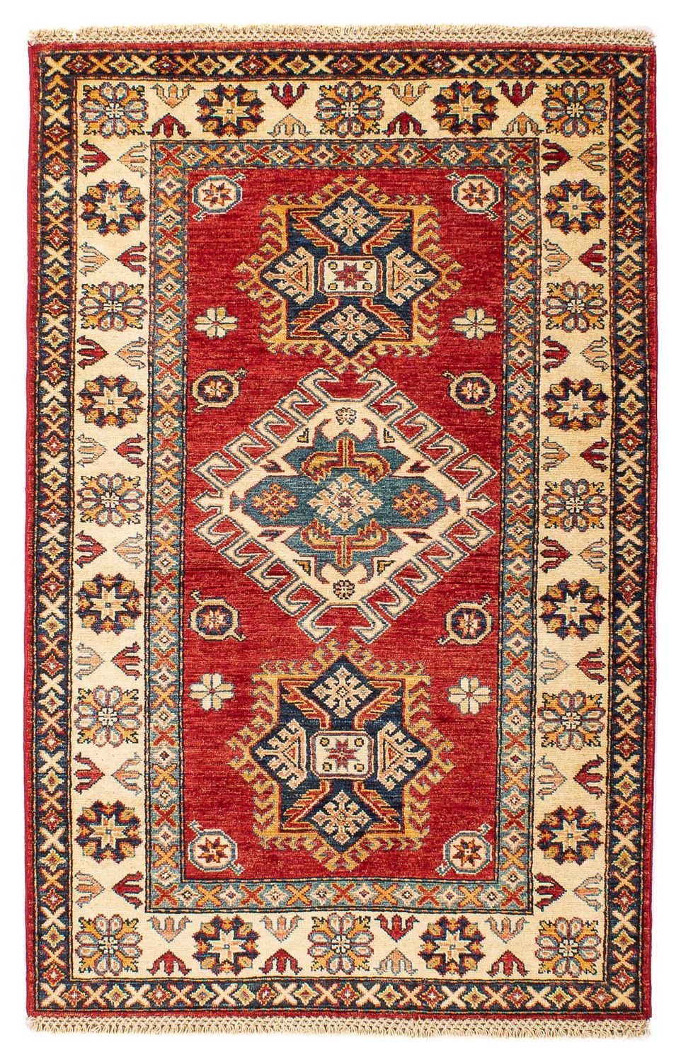 Tapis Ziegler - Kazak - 152 x 101 cm - rouge foncé