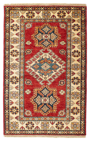 Tapis Ziegler - Kazak - 152 x 101 cm - rouge foncé