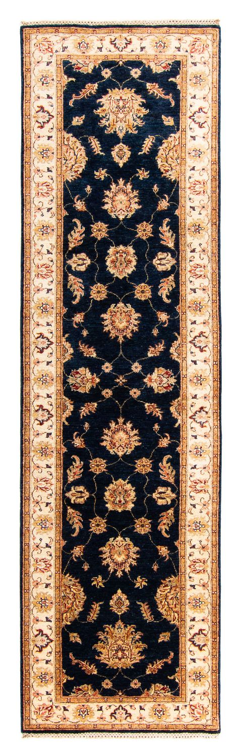 Tapis de couloir Tapis Ziegler - 298 x 81 cm - bleu foncé