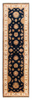 Tapis de couloir Tapis Ziegler - 298 x 81 cm - bleu foncé
