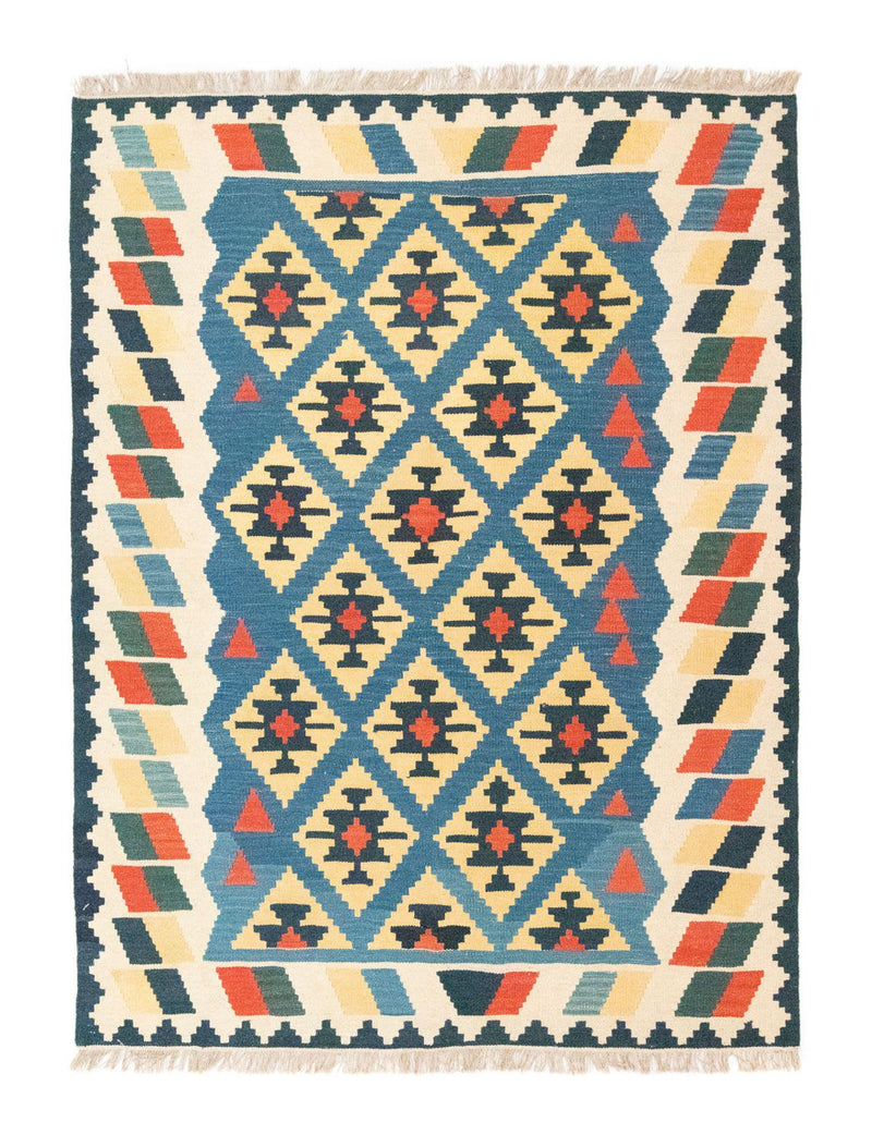 Tapis Kelim - Oriental - 205 x 156 cm - bleu