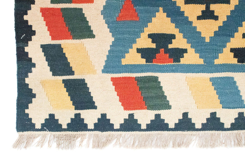 Tapis Kelim - Oriental - 205 x 156 cm - bleu