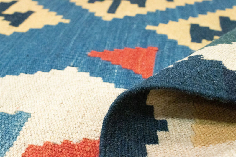 Tapis Kelim - Oriental - 205 x 156 cm - bleu