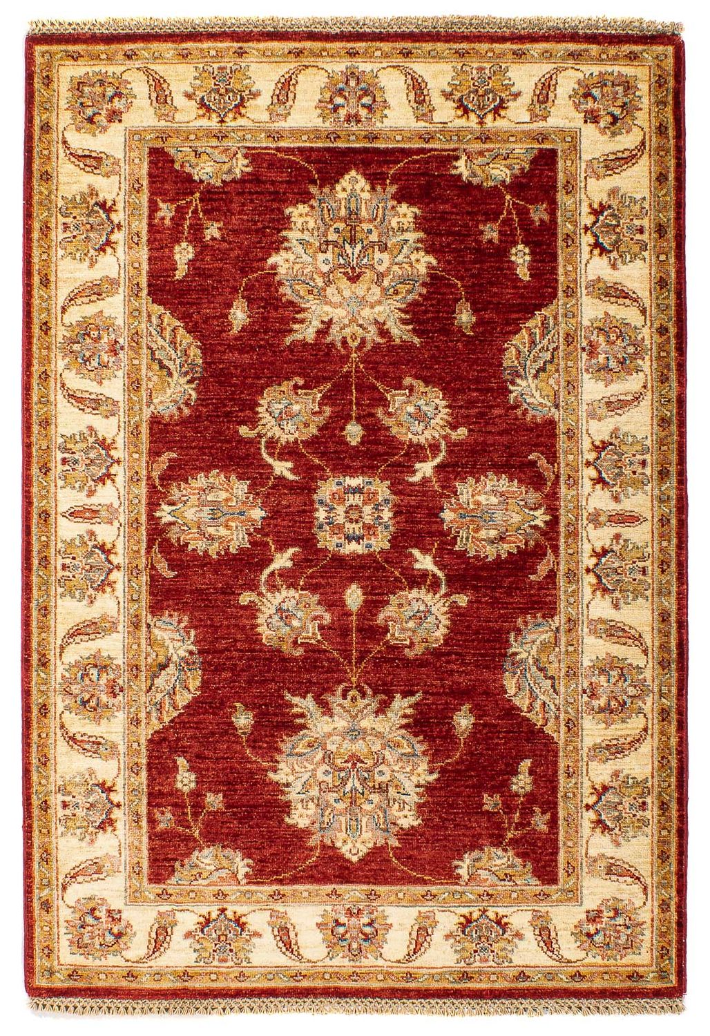 Tapis Ziegler - 144 x 99 cm - rouge foncé