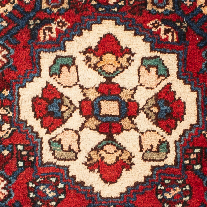 Tapis persan - Nomadic - 81 x 60 cm - rouge foncé