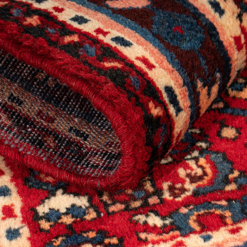 Tapis persan - Nomadic - 81 x 60 cm - rouge foncé