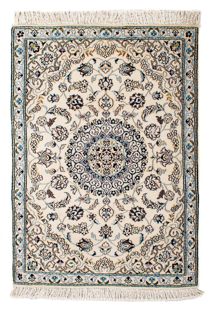 Tapis persan - Nain - Royal - 130 x 88 cm - beige