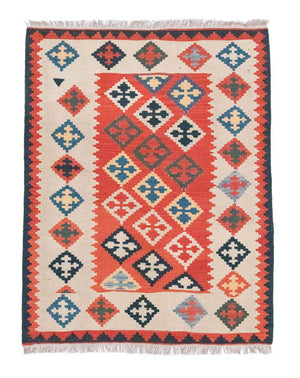 Tapis Kelim - Oriental - 167 x 130 cm - orange