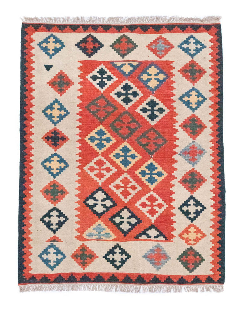 Tapis Kelim - Oriental - 167 x 130 cm - orange