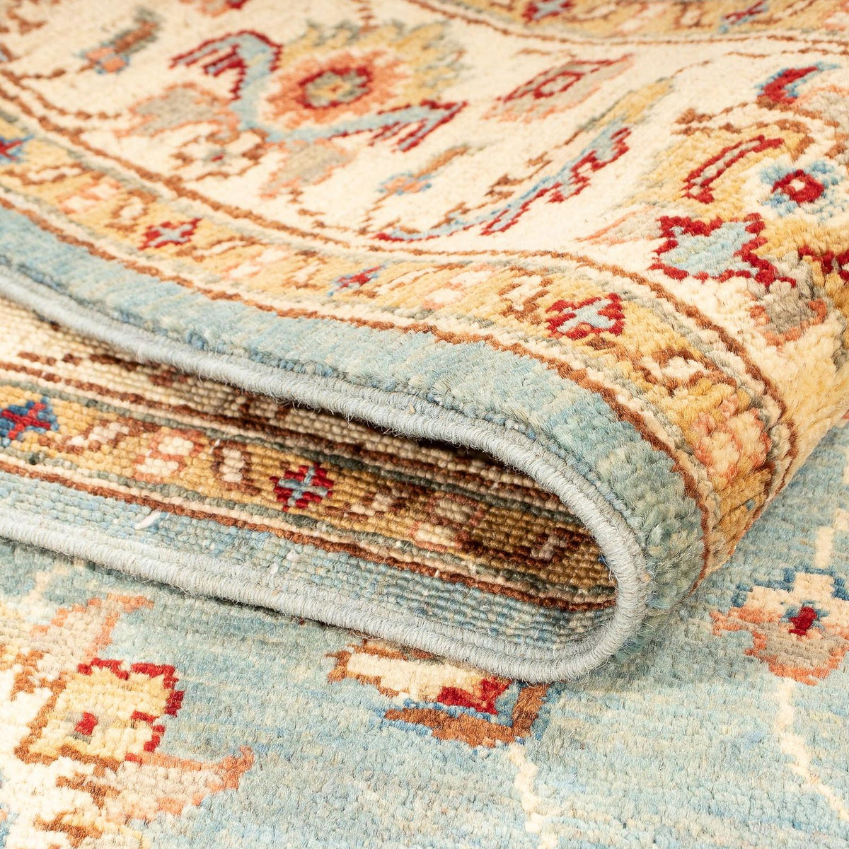 Tapis Ziegler - 161 x 103 cm - bleu clair