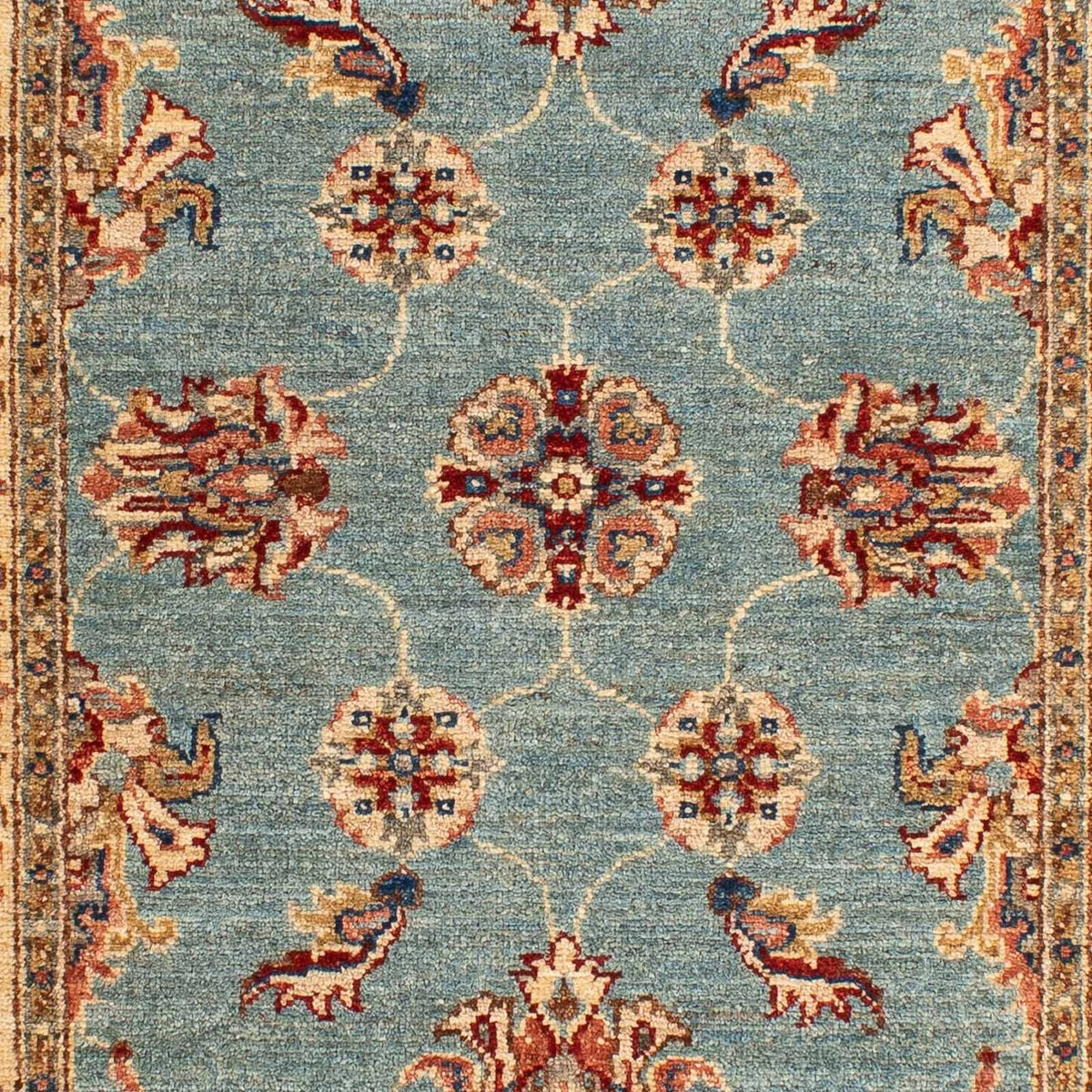 Tapis Ziegler - 127 x 80 cm - bleu clair